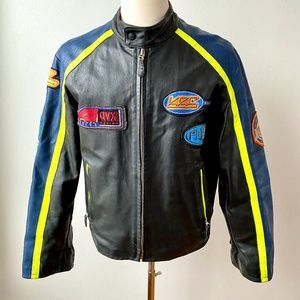 AVIREX LIMITED Vintage Leather Motocross Jacket